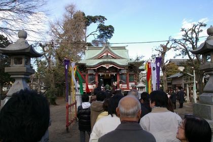 初詣の風景