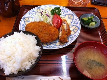 メンチカツ定食