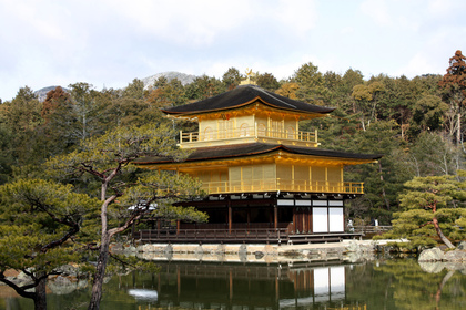 金閣寺の風景