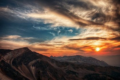 山からの景色