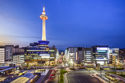 タワーが見える風景